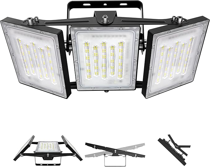 LED Flood Light Outdoor, STASUN 600W 60000lm 6000K Daylight White IP66 Waterproof