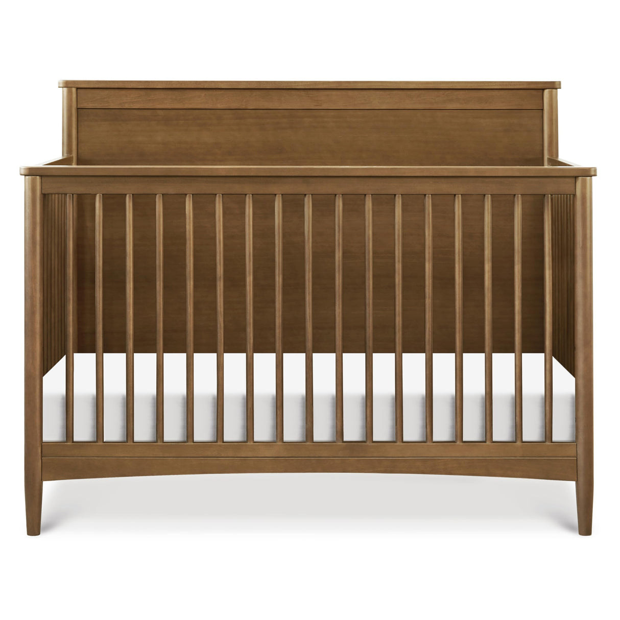 4-in-1 Convertible Crib in Walnut, GREENGUARD Gold Certified
