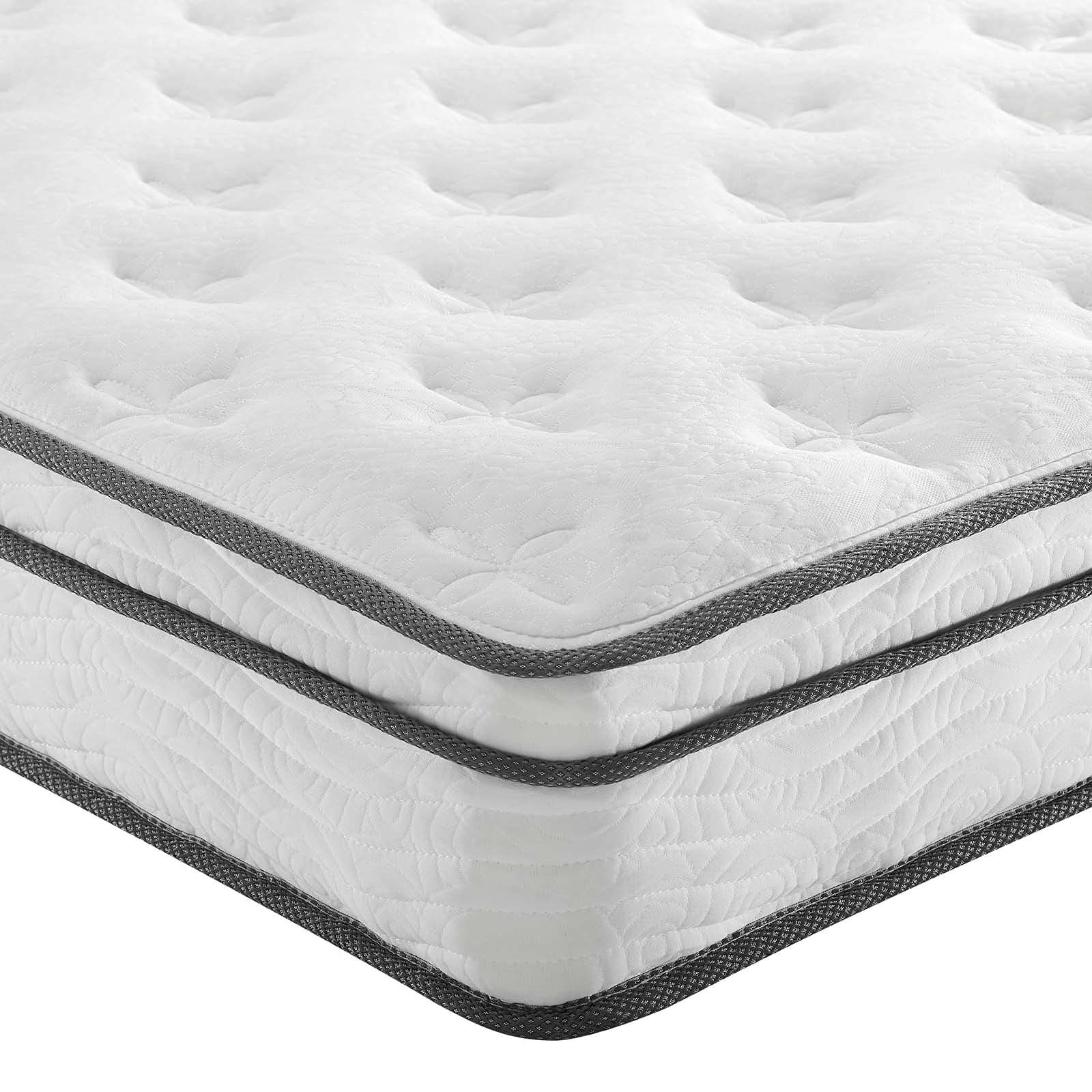 Jenna 8” Innerspring and Memory Foam Narrow Twin Mattress With Individually Encased Coils