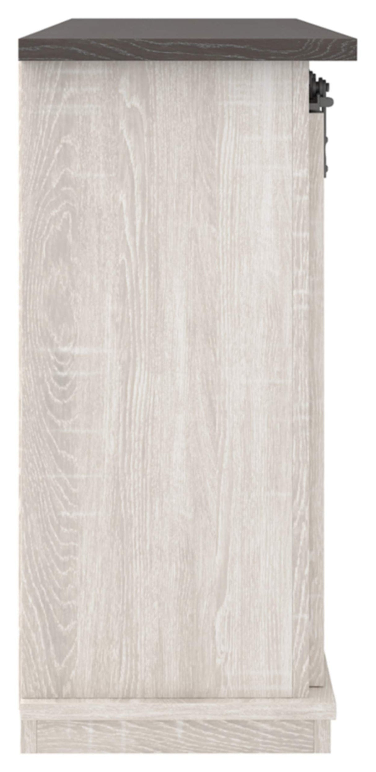 Dorrinson Farmhouse TV Stand Fits TVs up to 50" with Sliding Barn Doors and Storage