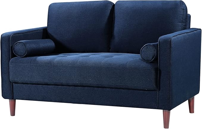 Sofa Couch with Seats Storage, Comfy Velvet Fabric Couch