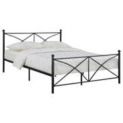 Furnishings Hart Contemporary Wood Queen Size Open Frame Bed