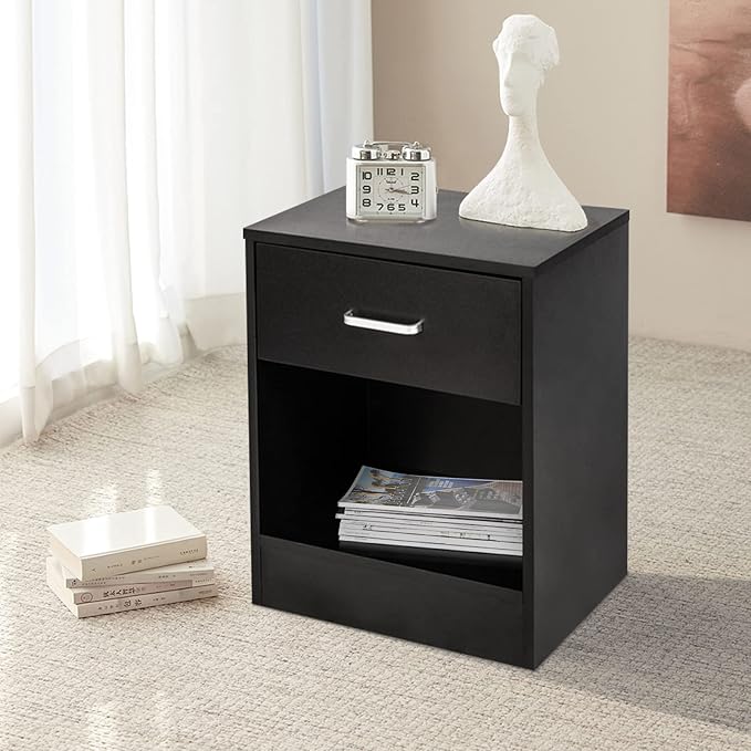 Nightstands Set of 2 with Drawer