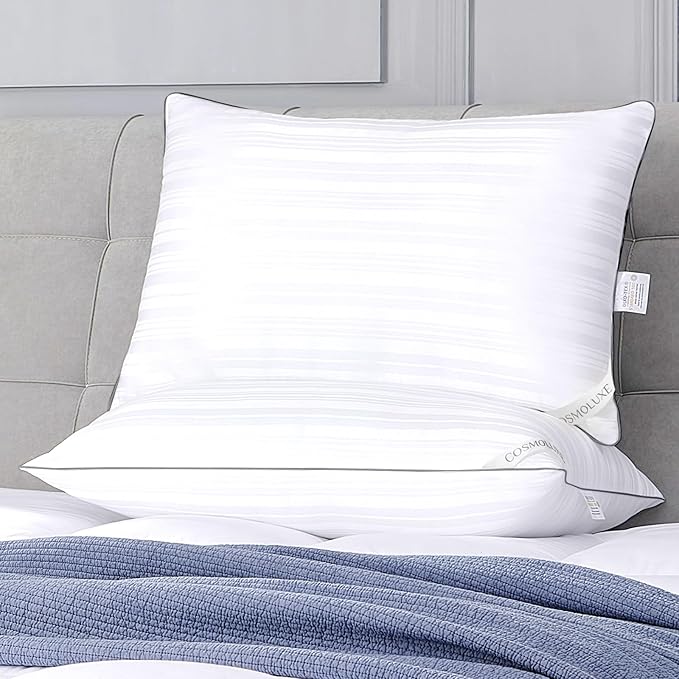 Hotel Collection Bed Pillows for Sleeping, Bed Pillows Standard Size Set of 4