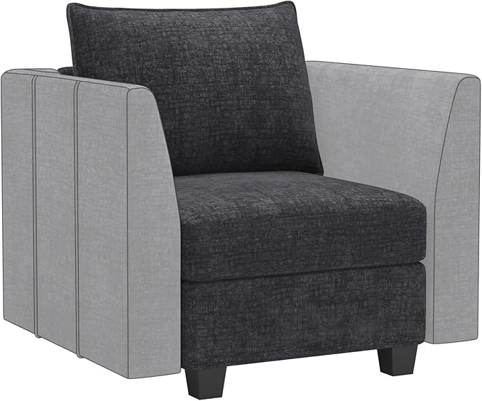 Modular Sectional Sofa Armrest Module for Chenille Modular Couch