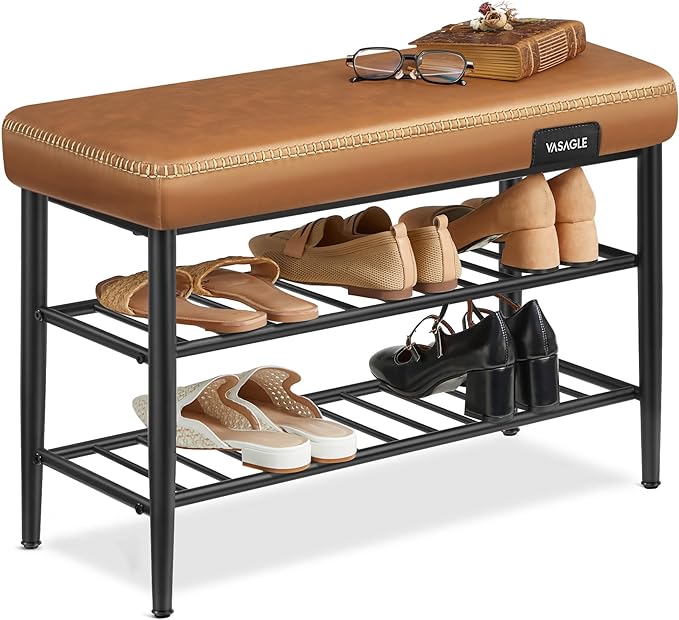 EKHO Collection - Shoe Bench, Storage Bench, Shoe Rack Bench