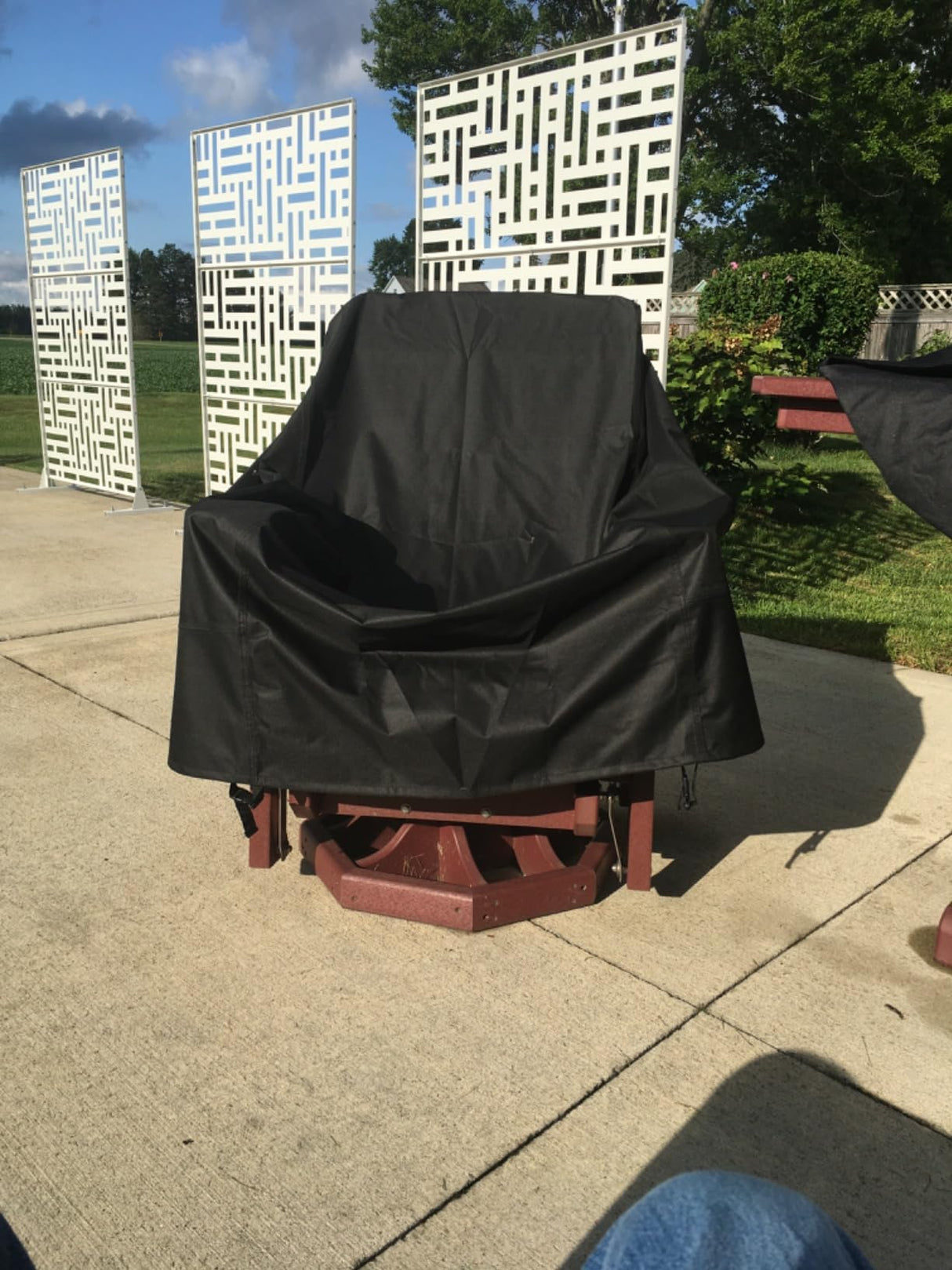 Outdoor Swivel Lounge Chair Cover 4 Pack, Fits to (29" W X 31" D X 38" H) Lawn