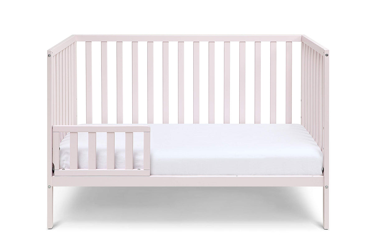 3 in 1 Convertible Crib, Pastel Pink