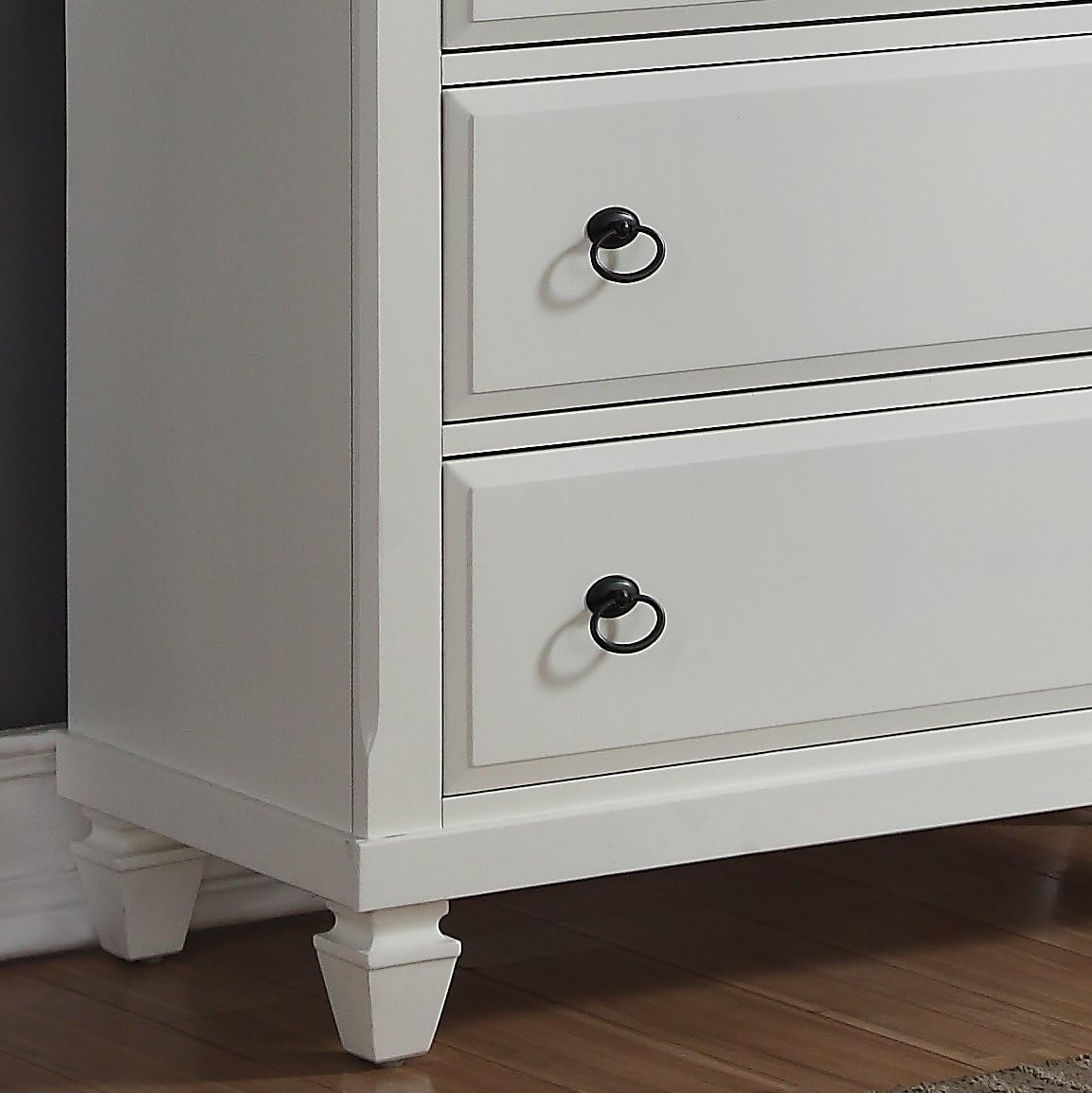 Bedroom Nightstand, White