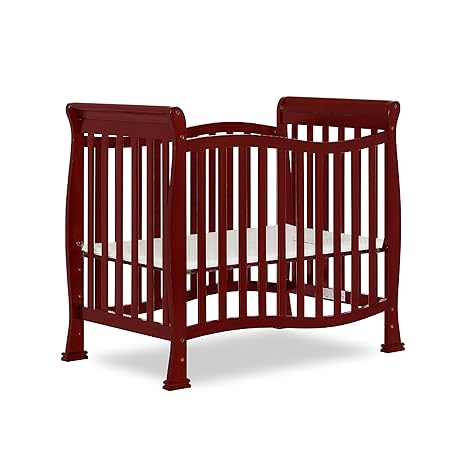 Violet 4-In-1 Convertible Mini Crib In Natural, Greenguard Gold Certified, JPMA Certified