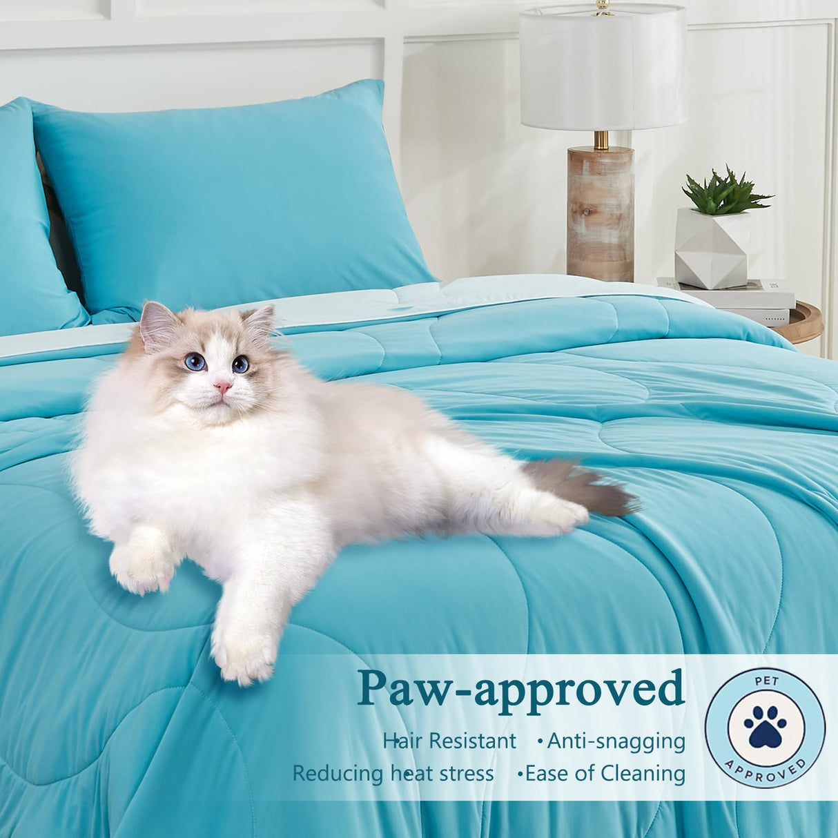 BlueCool™ Cooling Comforter for Hot Sleepers, Night Sweats Relief, Ultra-Breathable