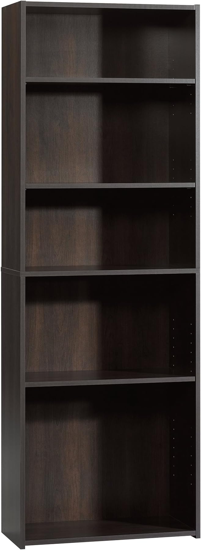 Beginnings 3-Shelf Bookcase, Bookshelf with Adjustable Storage Shelves, L: 24.57" x W: 11.50" x H: 71.18", Soft White