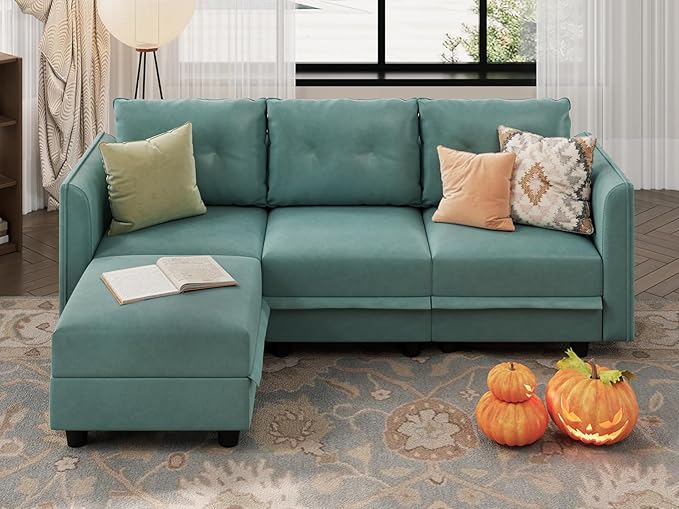 Modular Sectional Sofa, Convertible L Shaped Couch