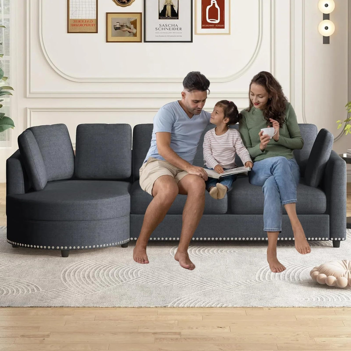 Convertible Sectional Sofa, Convertible L Shaped Couch