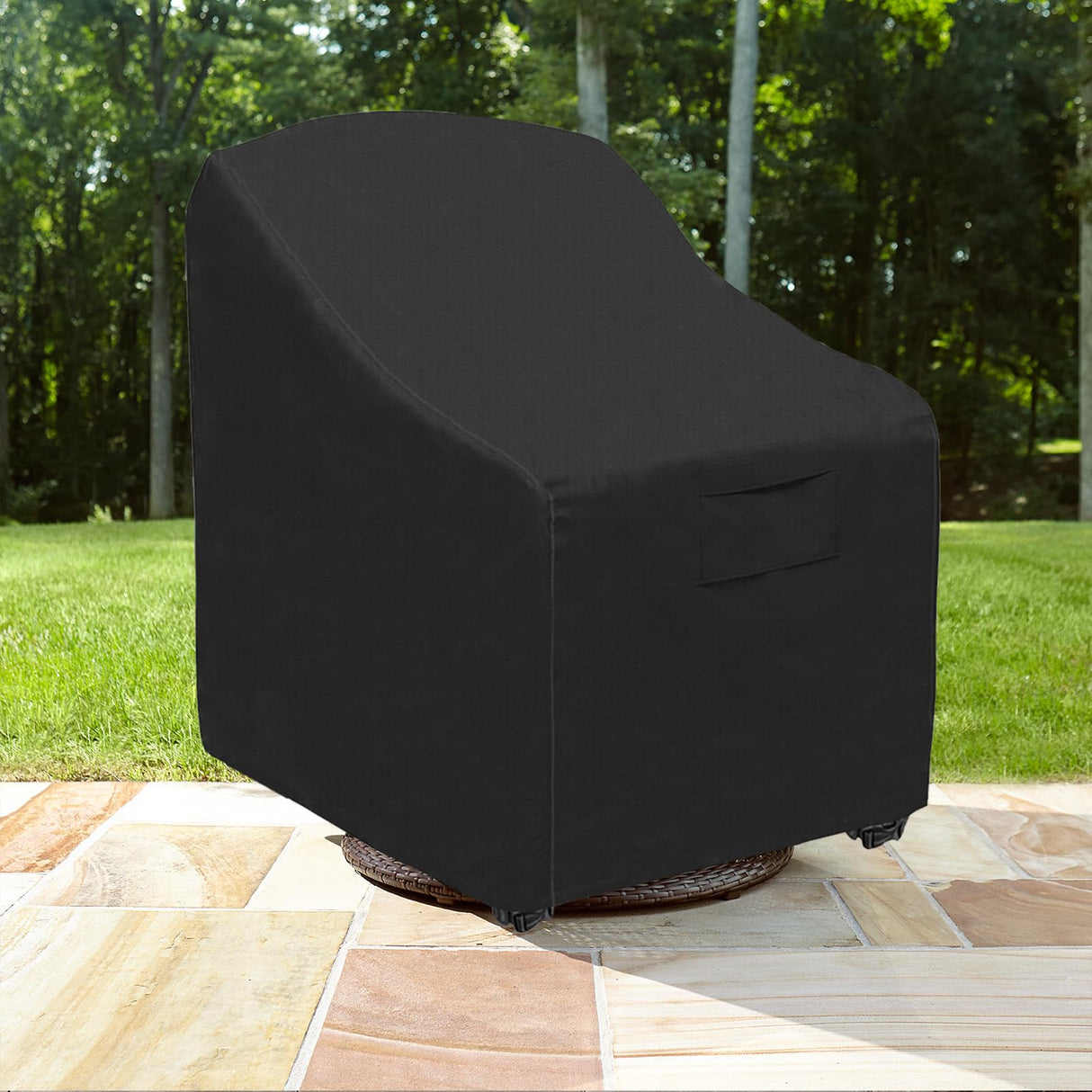 Outdoor Swivel Lounge Chair Cover 2 Pack,100% Waterproof Heavy Duty Patio Chair