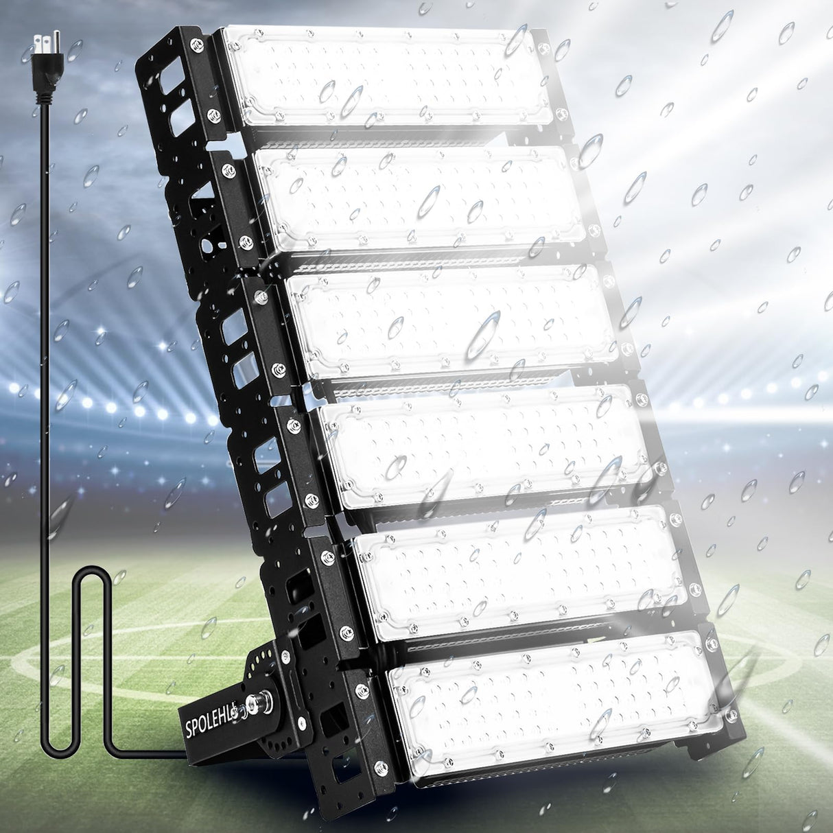 LED Stadium Flood Lights 2000W Equivalent 48000LM Super Bright LED Arena Lights 8