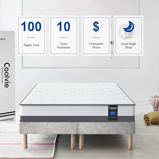 Full Size Mattress, 10 Inch Full Hybrid Mattresses, Full Mattress