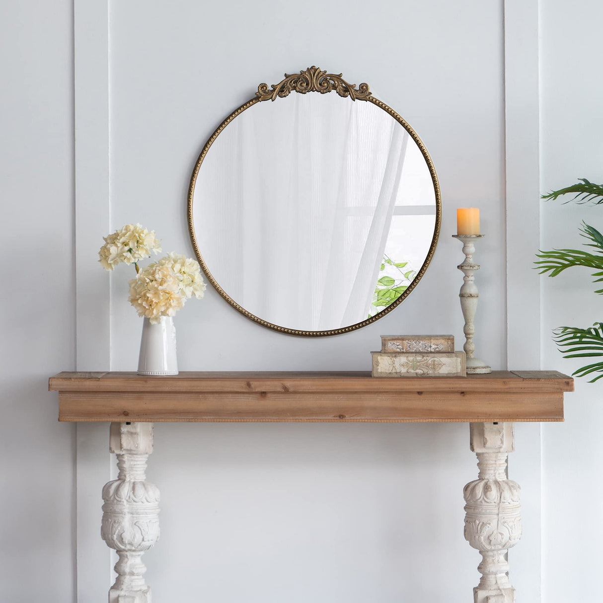 Round Mirror, 30 inch Wall Mounted Mirrors