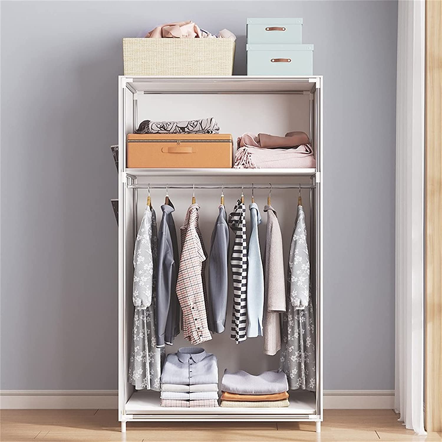 Portable Wardrobe Cloth Wardrobe Single Wardrobe,Portable Fold Boxes
