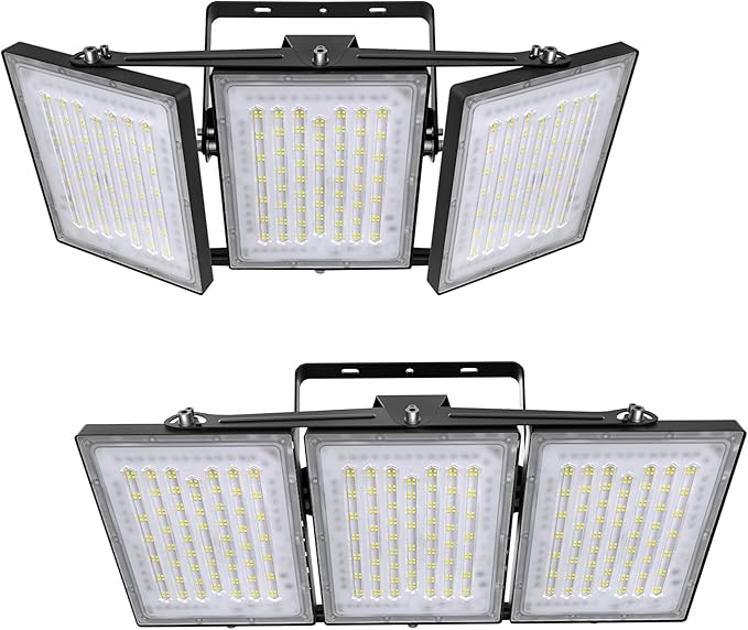 LED Flood Light Outdoor, STASUN 600W 60000lm 6000K Daylight White IP66 Waterproof
