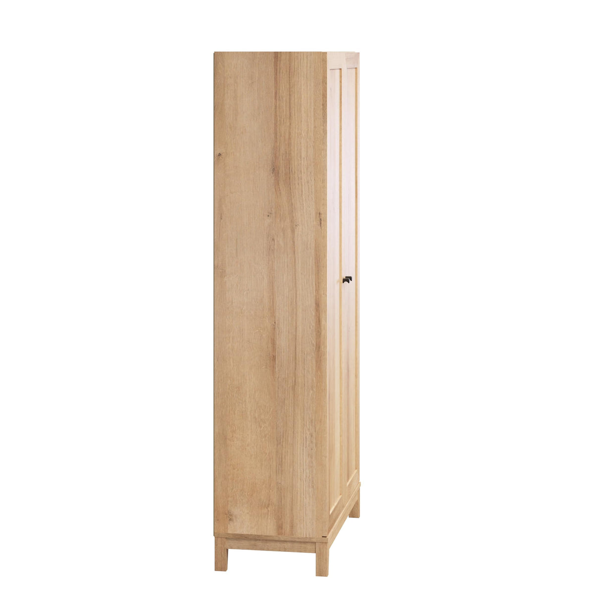 72" Tall Storage Cabinet with Wood Legs, Pantry Cabinet with 3 Adjustable Shelves,