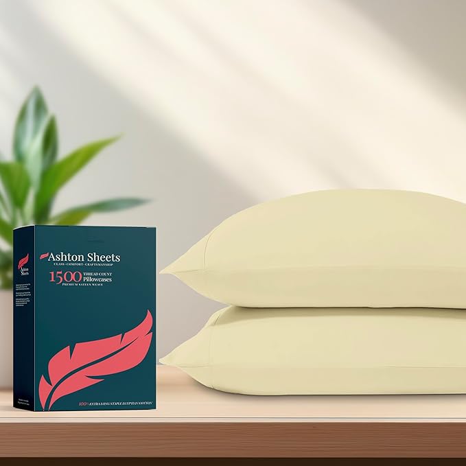 100% Egyptian Cotton Sheets Queen Size - 1500 Thread Count Queen Size Sheets