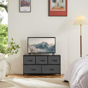 Dresser, Dresser for Bedroom Furniture, Storage Drawers, TV Stand Fabric Storage Tower