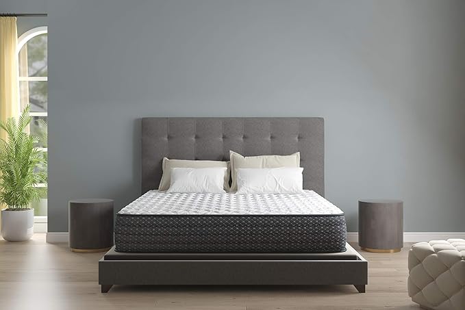 Queen Size Limited Edition 11 inch Firm Hybrid Mattress with Lumbar Support Gel Memory Foam
