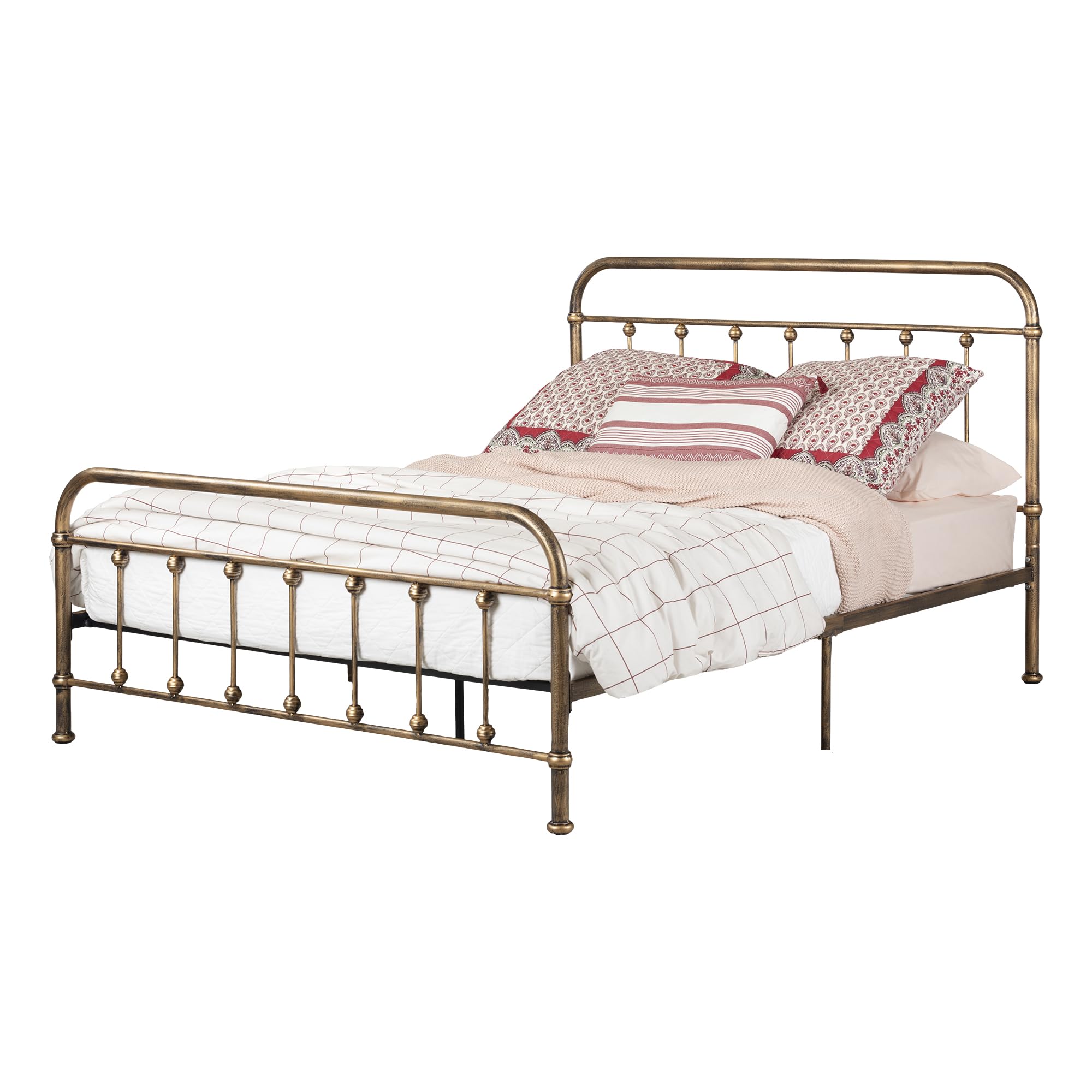 Prairie Metal Platform Bed, Queen