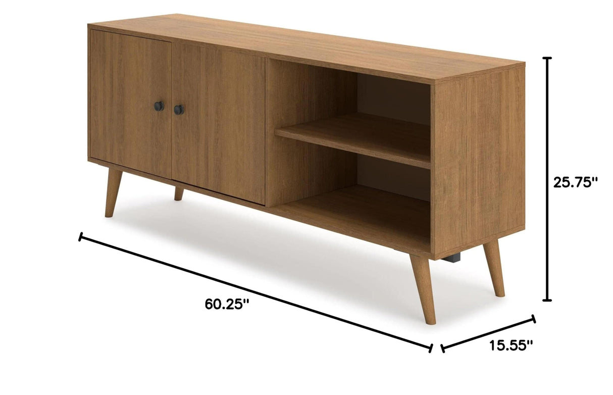 Thadamere TV Stand Fits TVs up to 58", Brown