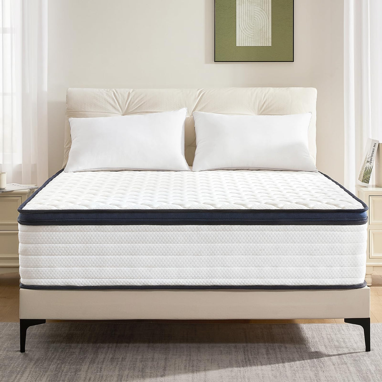 Queen Size Mattresses 12 inch Hybrid Mattress Queen