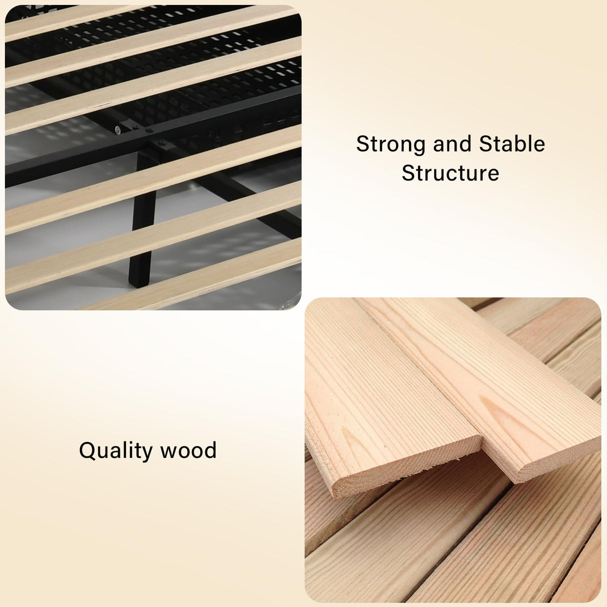 White Full Size Bed Frame with 4 Storage Drawers, Modern Leather Bed with Tufted