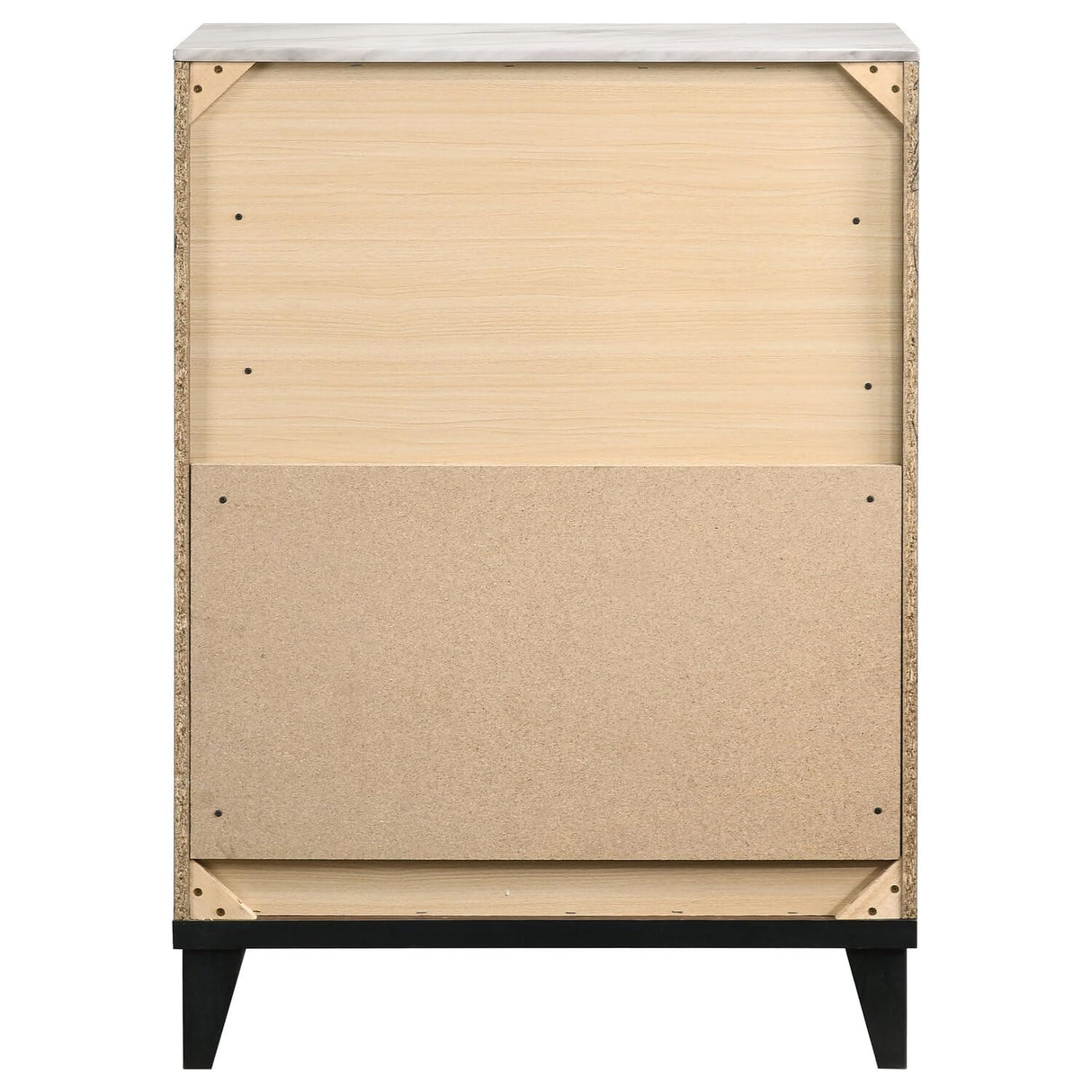 Mays 4-drawer Chest Walnut Brown