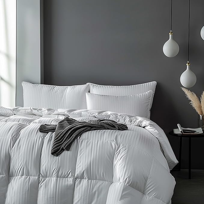 US Grown Cotton All Seasons Warmth Exceptional Hungarian White Goose Down