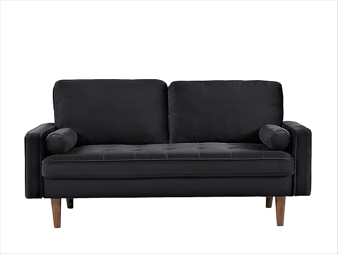 Velvet Tufted Sofas for Living Room, Classic Mid-Century Style with Modern Silhouette