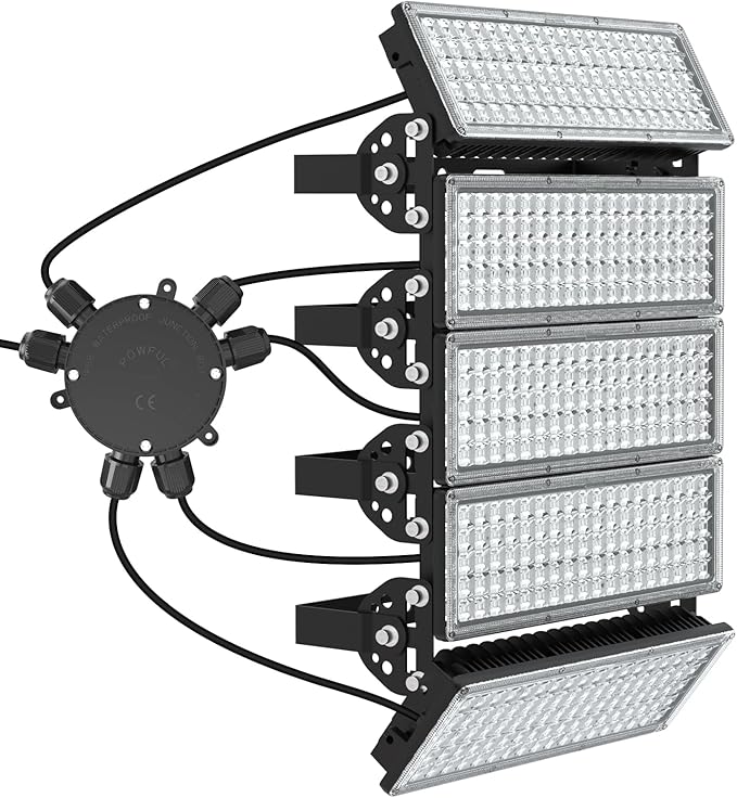 500W Stadium Lights Outdoor LED Flood Light 6500K 70000LM Super Bright 3500 Wa