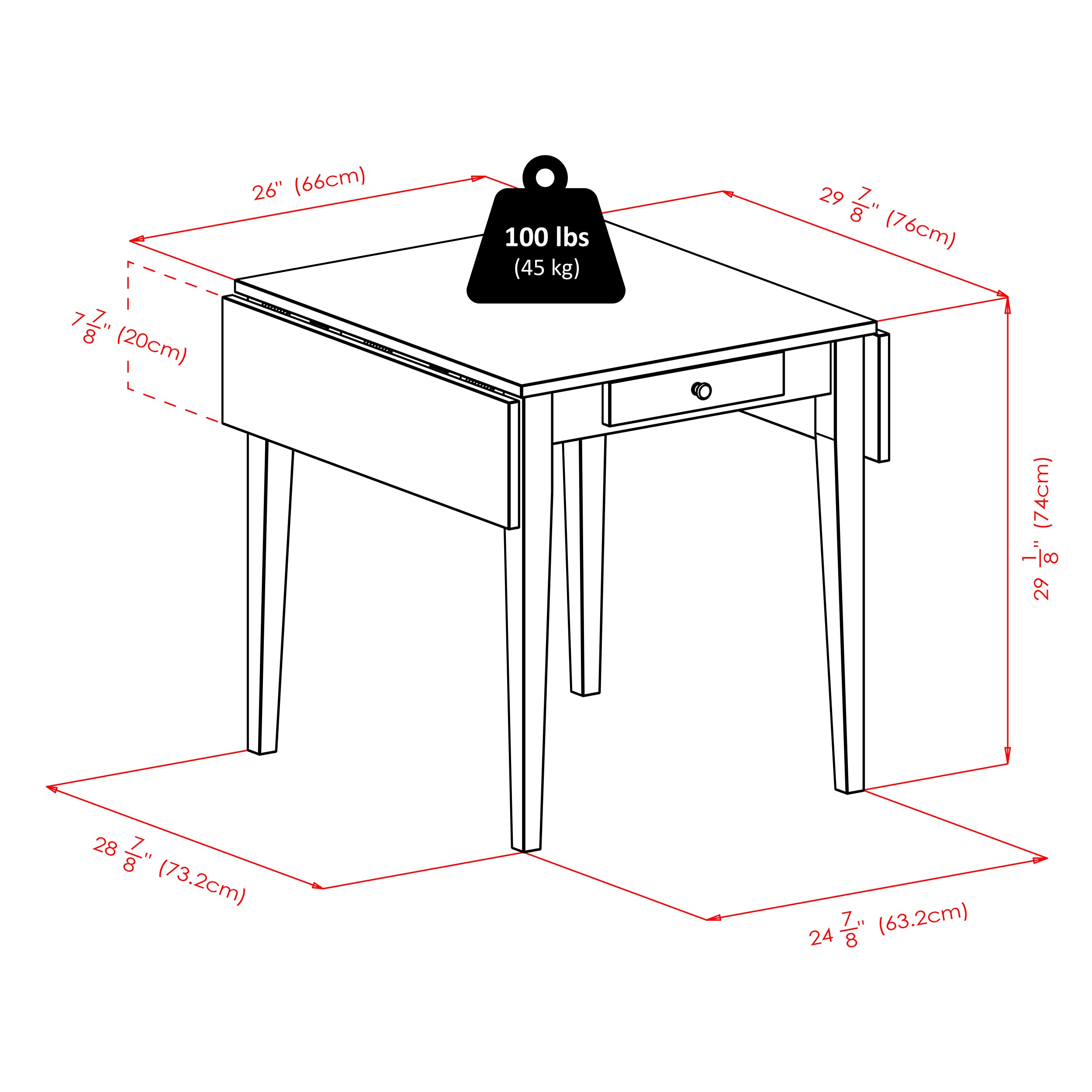 Hamilton Dining, Antique Walnut