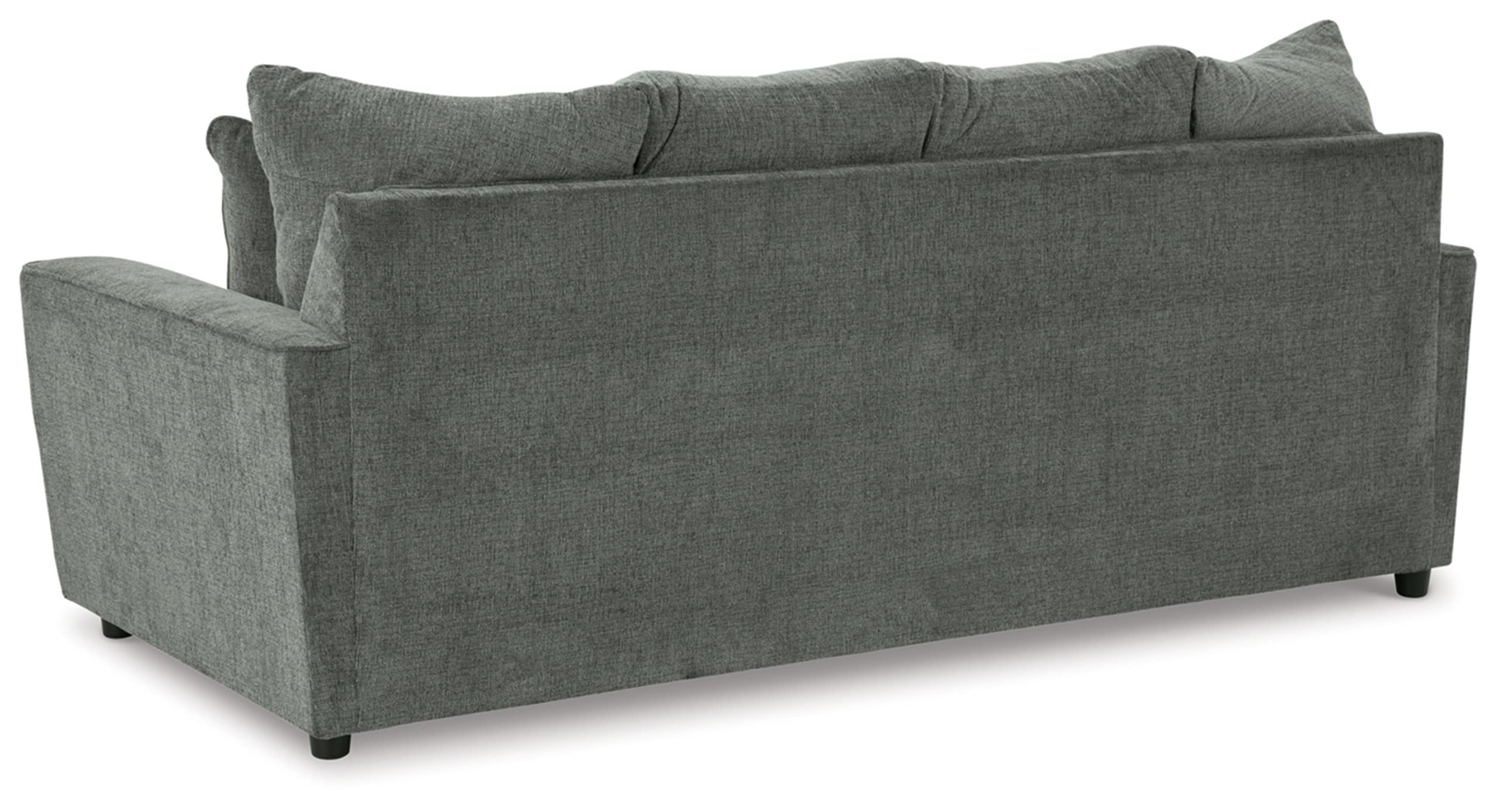 Stairatt Casual Sofa with Flared Arms, Gray
