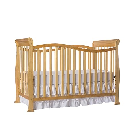 Violet 7-In-1 Convertible Life Style Crib In Cherry, Greenguard Gold Certified