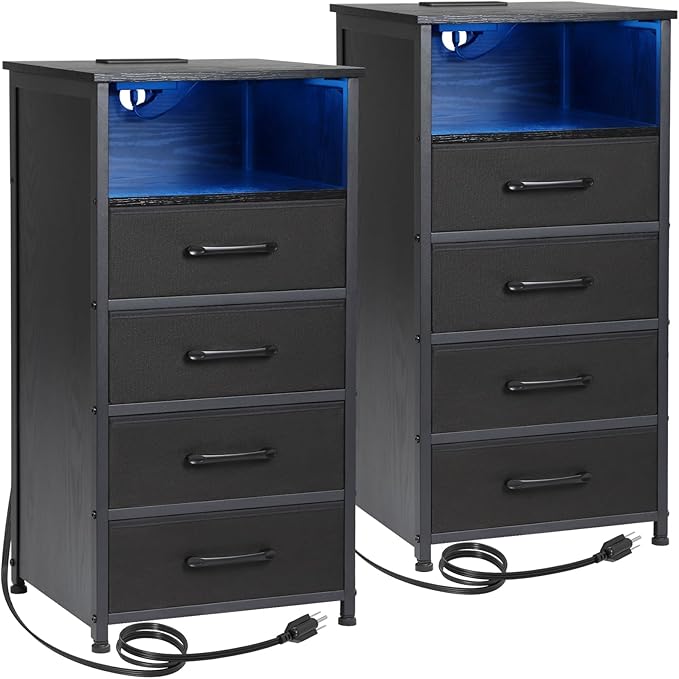 Night Stand, Tall Nightstand Set