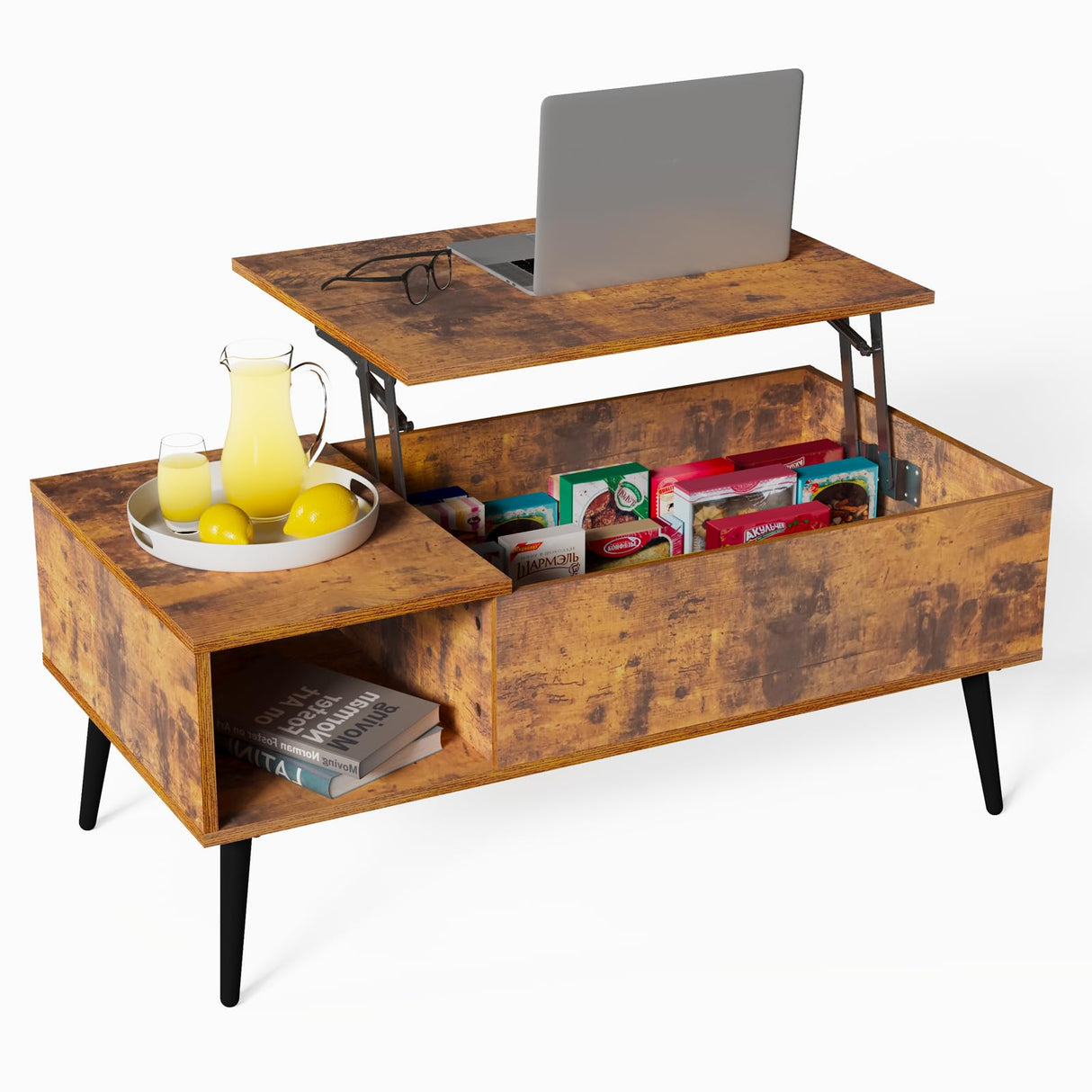 Coffee Table for Living Room, Lift Top Coffee Tables, Small Coffee Table
