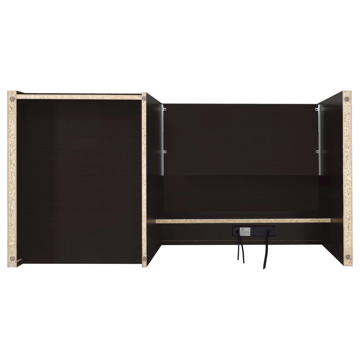 Furniture Halston 48-inch 2-Drawer Connect-it Office Cappuccino Ontario Single