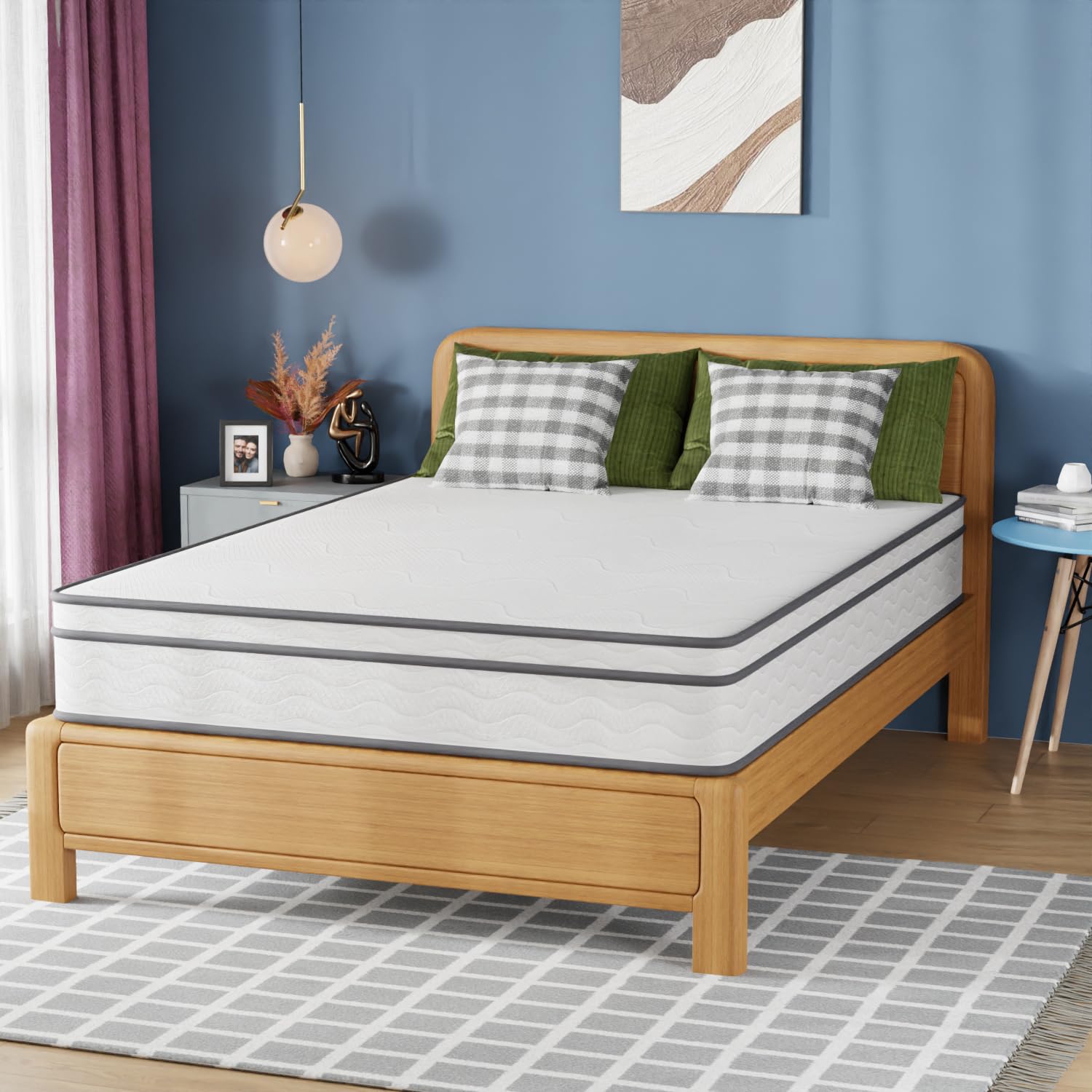 10 Inch Innerspring Full Mattress Medium Firm Hybrid Mattress
