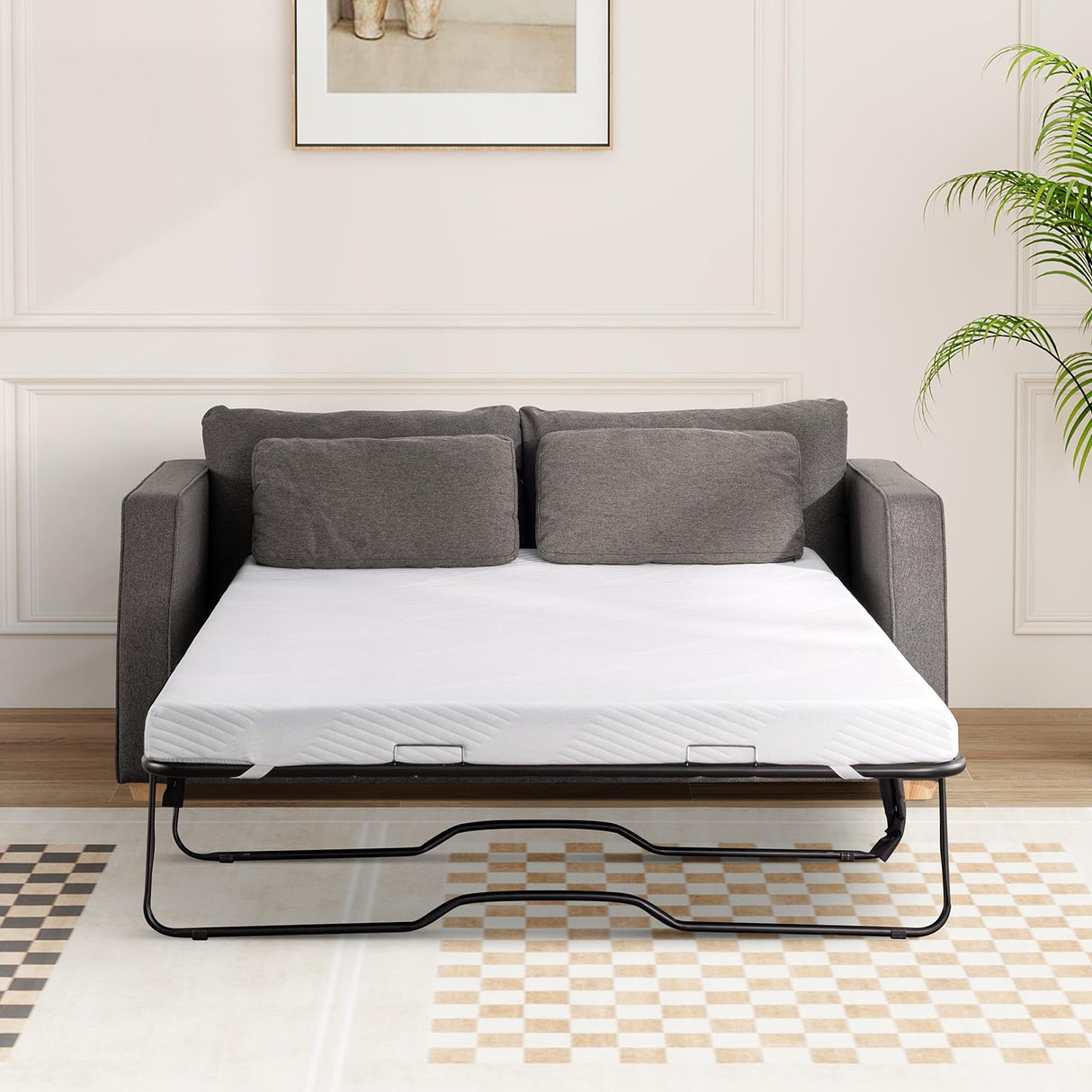 Memory Foam Mattress Replacement for Sleeper Sofa and Couch Beds