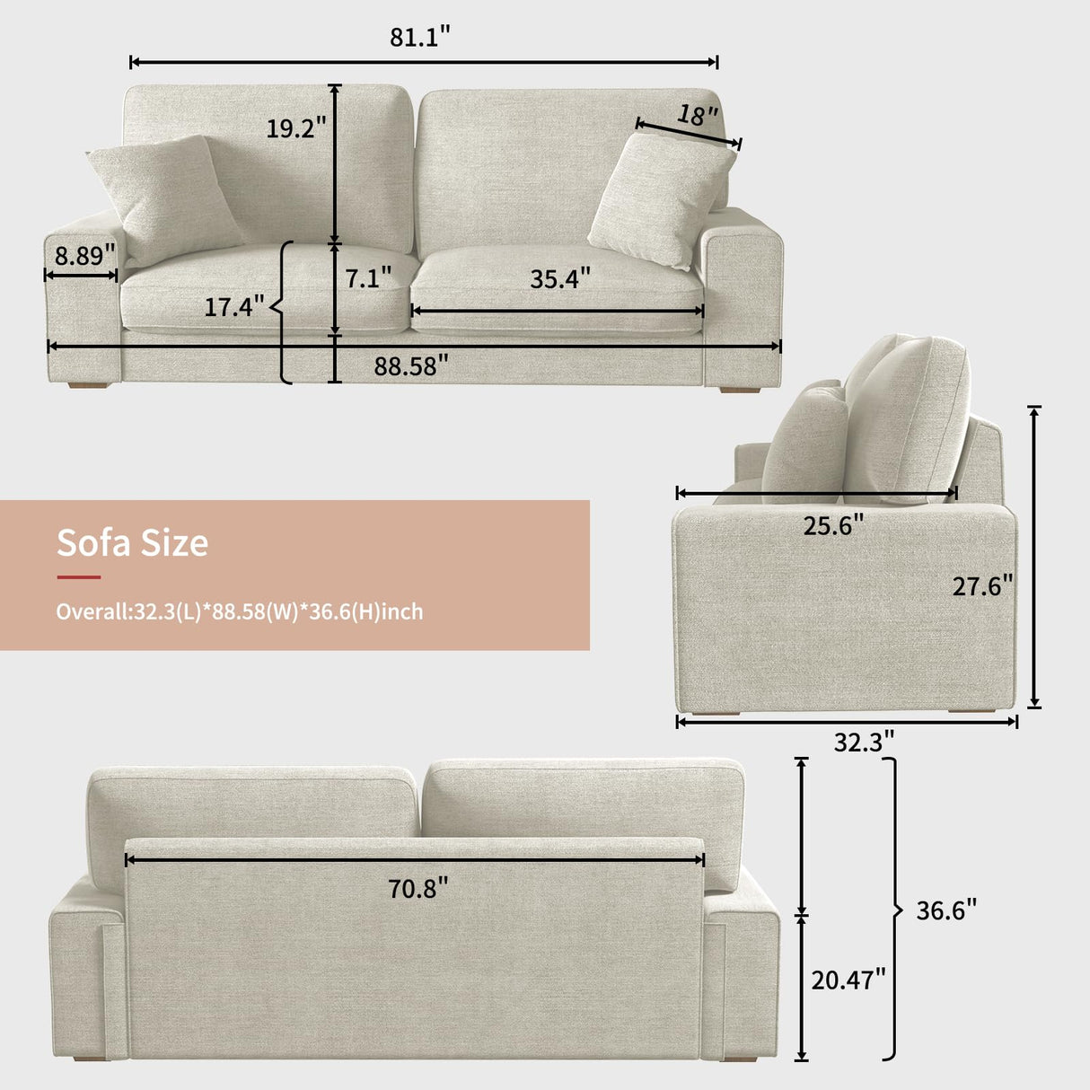 Modern Living Room Chenille Recliner Sofa Small Sofa,loveseat Sofa