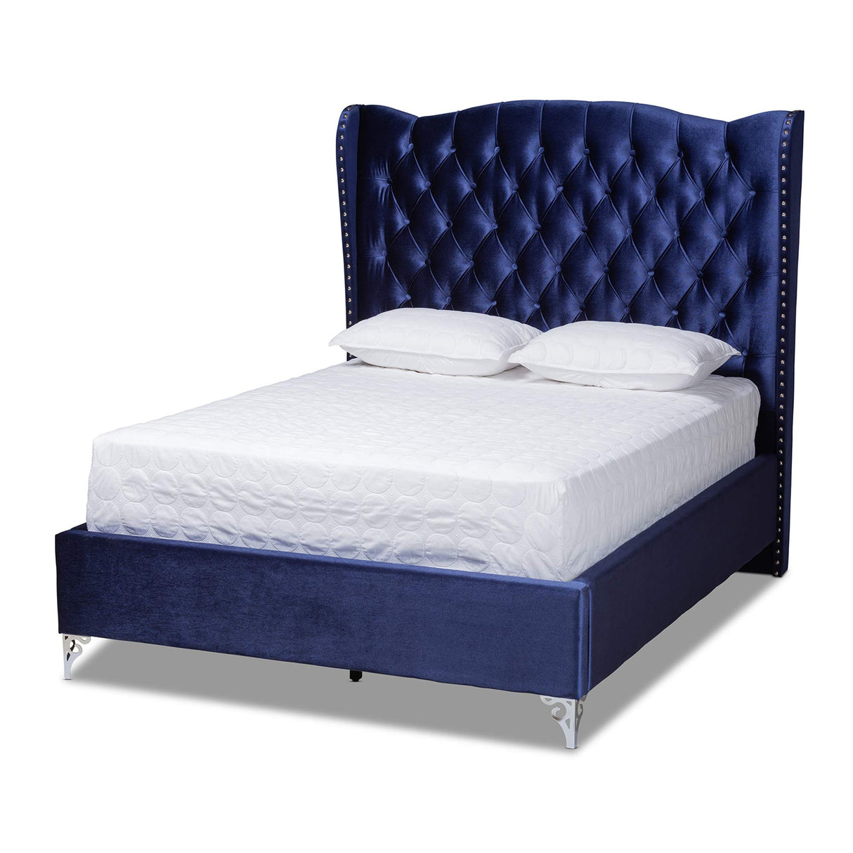 Bed, King, Blue