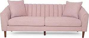 Ansonia Sofas, Charcoal + Dark Walnut