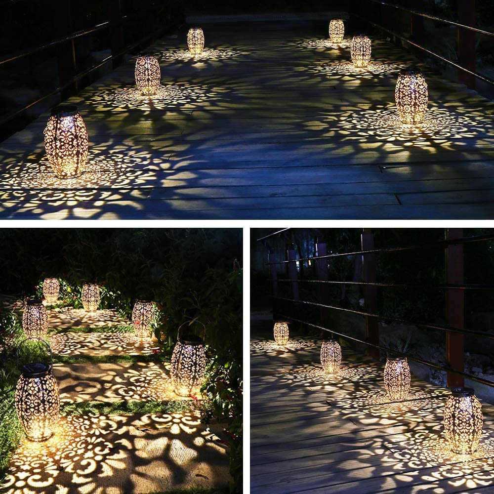 Solar Lantern Lights for Hanging or Table Outdoor Solar Light