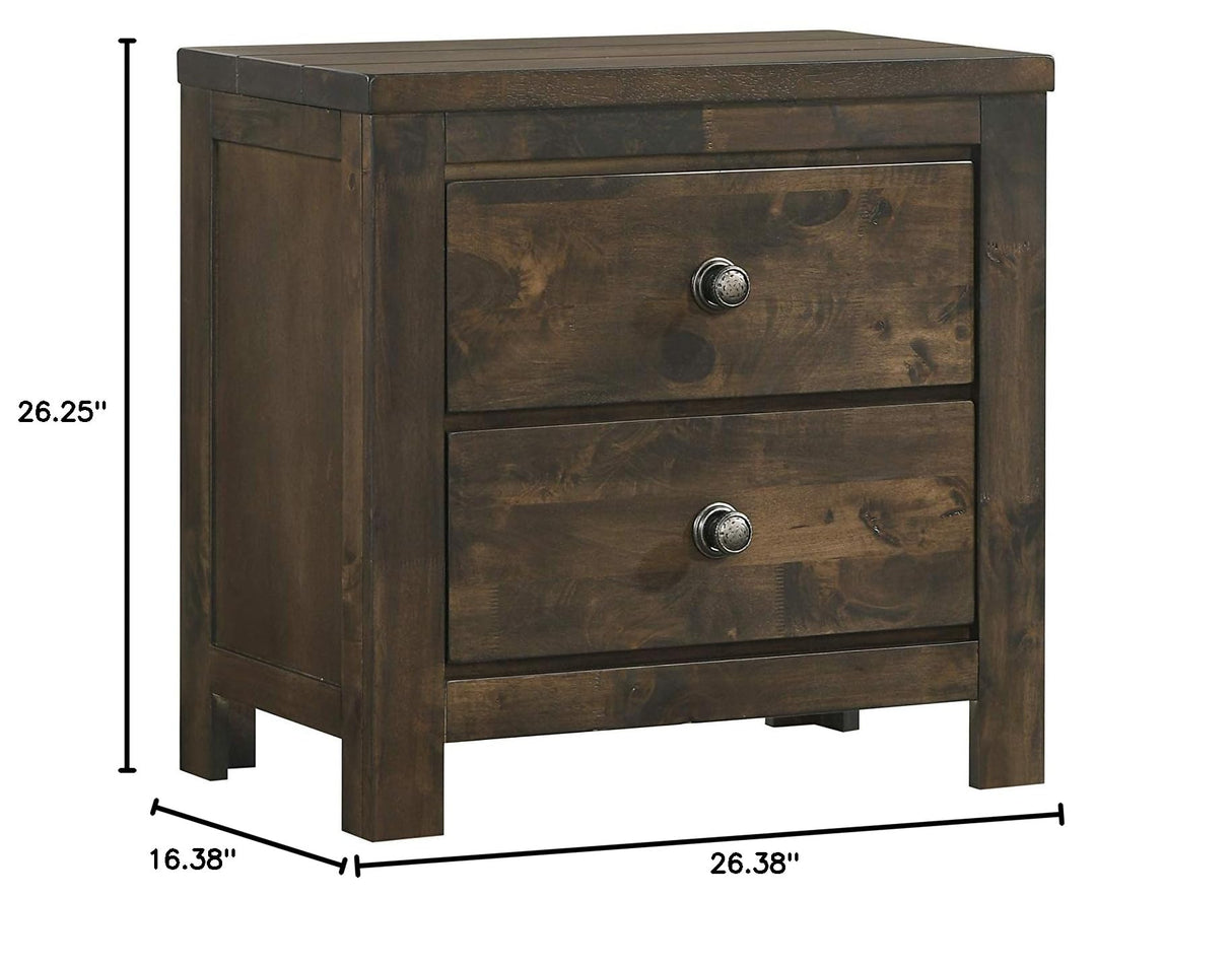 Blue Ridge Nightstand, Rustic Gray