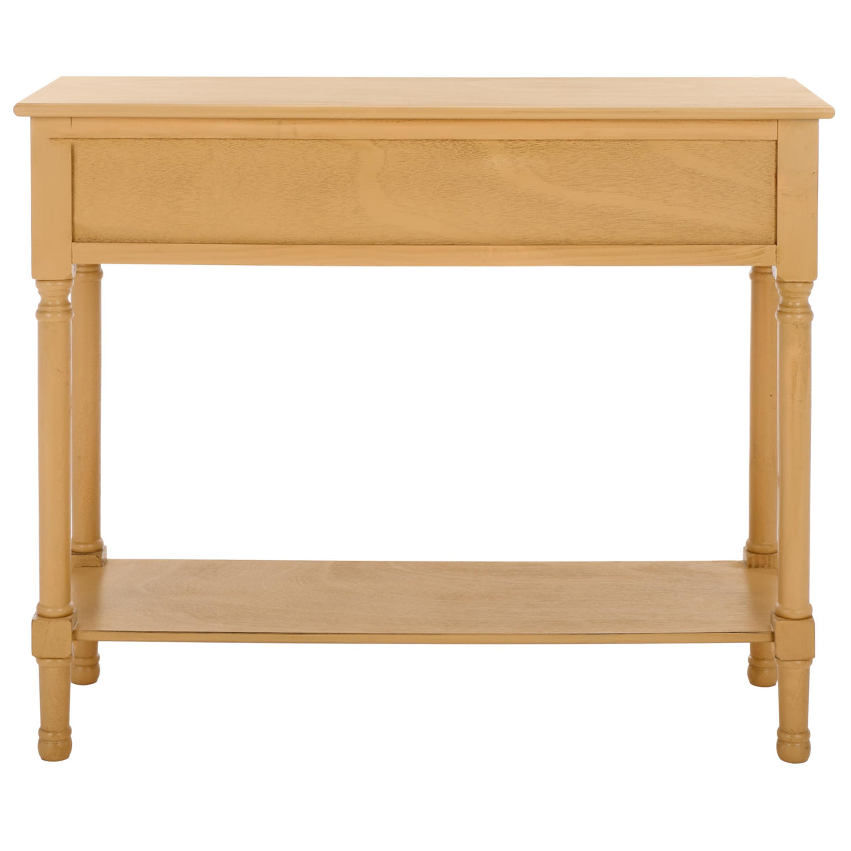 Collection Halton Camel Brown 2-Drawer Console Table for Living Room Foyer Bedroom